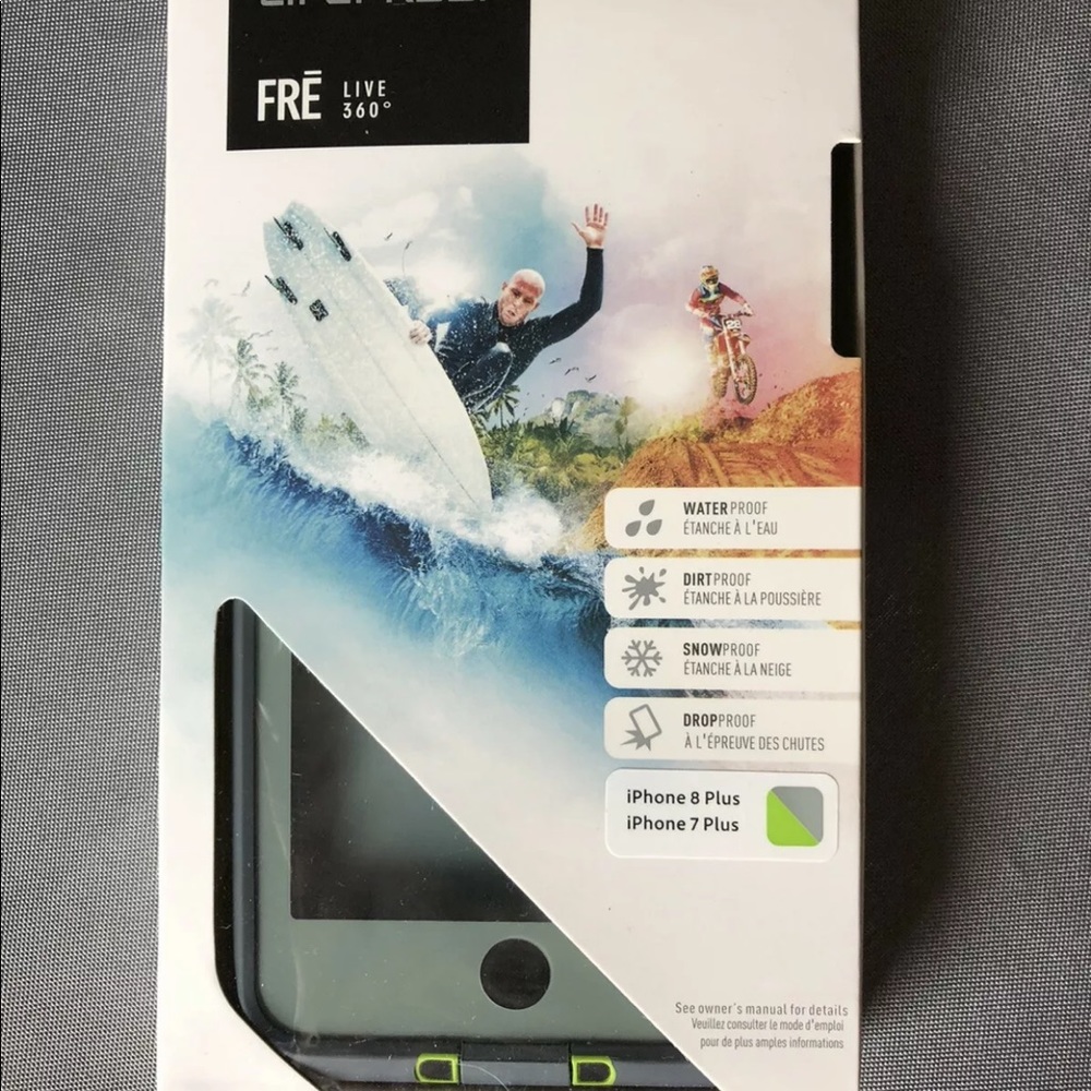 Iphone 8 plus LifeProof fre case